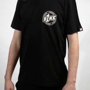 Short sleeve adult t-shirt black front