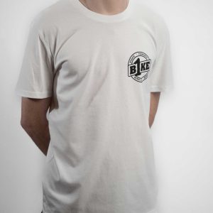 B1ke short sleeve adult t-shirt white front